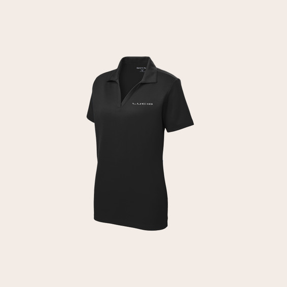Lucid Team Polo, Womens Black