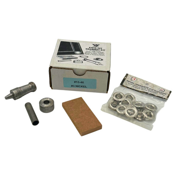 #3 Nickel Kwik-Set Grommet Tool (24 Sets Per Kit)