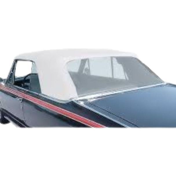 1963-64 A BODY DODGE DART GT WHITE ON BLACK CONVIRTIBLE TOP