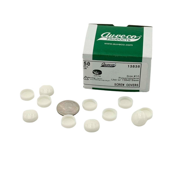 White Screw Cover #10 Screw