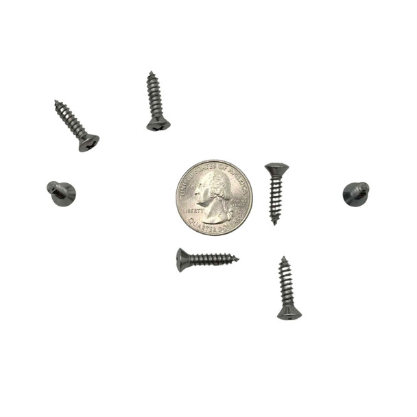 Phillips Oval Head Tapping Screw #8 X  .75"