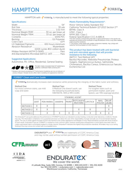 Hampton Medium Graphite Perforated