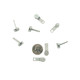 Coil Zipper Slide Size #5 White