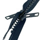 Zipper YKK #10 Black Separating 12" Length