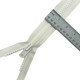 Zipper YKK #10 White Separating 96" Length