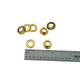 Grommet #4 Brass Washer