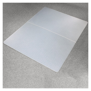 Marvelux Polypropylen Bodenschutzmatte für niederflorige Teppiche (bis 6 mm  Höhe), milchig-transparente Bürostuhlunterlage, rechteckig, flach  verpackt