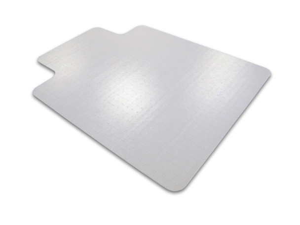 Bodenschutzmatte Computex anti-statik advantagemat für niederflorige Teppiche (bis 6 mm) | phthalatfreies Vinyl | transparent | rechteckig mit Lippe | verschiedene Größen