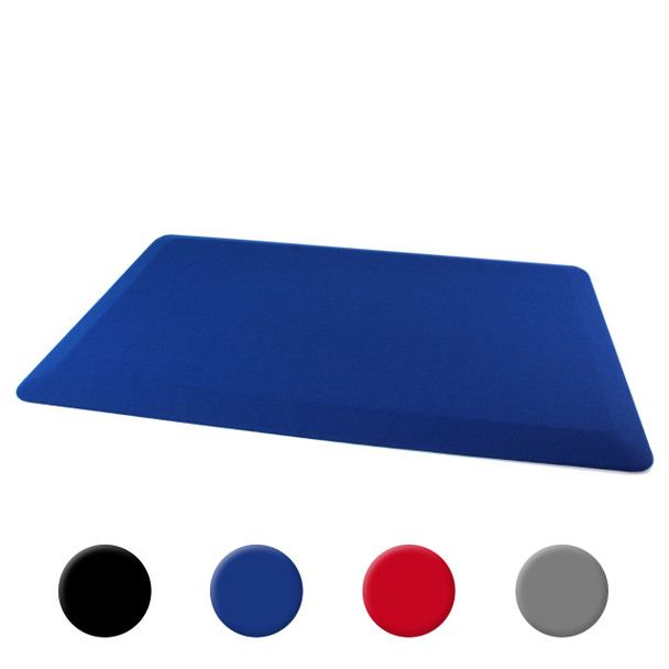 Ultralux Premium Anti-Ermüdungsmatte Komfortmatte Stehmatte langlebige und ergonomische Stehkomfortmatte mit anti-rutsch Rücken | 18 mm dick | Mehrzweckmatte Steharbeitsplatzmatte für Zuhause Büro Garage Küche | Farbe: blau | verschiedene Größen