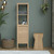 THEMA Column 40 cm, 6 door with countertop, Oak