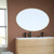 ALLURE Mirror 120 cm, Oval , Oak