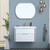 GATSBY Set 80 cm, Wallmount cabinet with Mirror and Ceramic sink