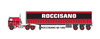 Pre-order, deposit only - 1:64 DCP - Roccisano - Kenworth K100 Flattop with Tri-Axle Simulate Curtain-Side Trailer