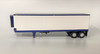 Surf Blue & White Vintage 40' Refrigerated Van Trailer