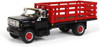 Black & Red GMC 6500 Stake Truck