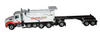 Knife River Kenworth T880 Quad-Axle w/Dolly & Tandem Axle Transfer Dump Trailer - Toy Trucker & Contractor 2021