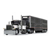 60-1653 - Peterbilt® Model 389 with 63" Flat Top Sleeper & Wilson® Silverstar Livestock Trailer