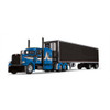 60-1730 - DCP - Blue , Black & White Peterbilt 379 with a 53' Spread-Axle  Refer Van