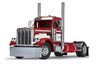 Single-Axle Red Peterbilt® Model 359