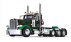 60-1673C  1/64  Black/Green  Peterbilt® Model 389 Tri-Axle Day Cab with Stainless Fenders