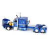 DCP - Blue Peterbilt 379 with 63" Flat-top Sleeper