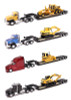 Diecast Masters (#84410A-CASE) 1/87 (HO) Scale  Caterpillar Machines with Tractor and Lowboy 4-Piece Case