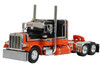 Pre-Order - 60-1928C - DCP - Black & Orange Peterbilt 379 with 48" Flat-Top Sleeper