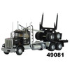N-Scale/1:160 Trainworx Logging Truck - Kenworth W900A - Black