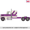 Pre-order, deposit only - ixo - 1:64 1978 Ford LTL-9000 - Purple & Cream