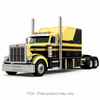 Pre-order, deposit only - 1:64 2002 Peterbilt 379 Big Bunk - Yellow and Black