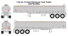 Pre-order, deposit only - 1:64 Tridem Tanker Trailer - Silver