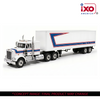 Pre-order, deposit only -  ixo 1:64 1976 Kenworth W900 with vintage trailer - Red, White, Blue
