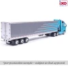 Pre-order, deposit only - ixo - 1:64 2002 Freightliner Argosy - Grey and Blue with modern trailer