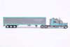 Pre-order, deposit only - J1/ixo - TransAmerica Transportation  1:64 Scale Peterbilt Model 379 with 53’ Modern Tri-Axle Van Trailer
