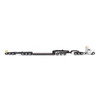 Pre-Order, Deposit Only - 1:64 Peterbilt Model 589 131-inches-BBC Day-Cab Tridem-Axle Truck Tractor (WHITE color) + 1:64 Trail King TK170 Hydraulic Detachable Gooseneck Lowboy Trailer with Jeep & Booster