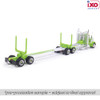 Pre-order, depost only - ixo - 1:64 Peterbilt Model 379 Pacific style logging truck - lime & white