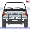Pre-order, deposit only - 1:64 1982 F-350 XL Short Bed - Raven Black & Candy apple Red Deluxe Tu-Tone