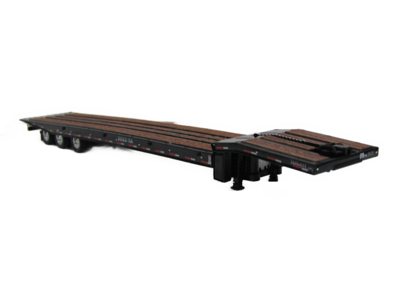 Black TALBERT 5553TA TRAVELING  TRI-AXLE LOWBOY TRAILER