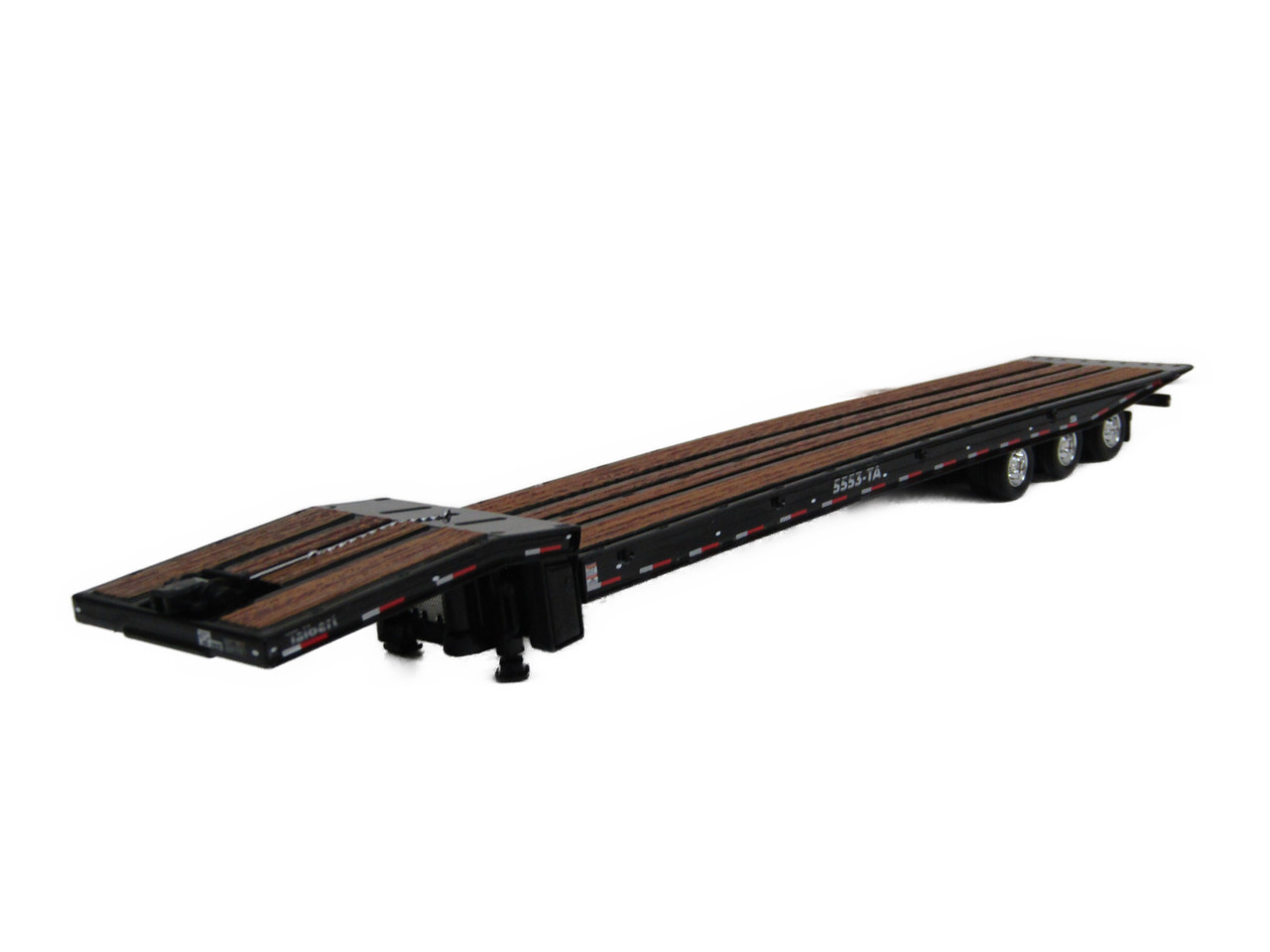Black TALBERT 5553TA TRAVELING  TRI-AXLE LOWBOY TRAILER