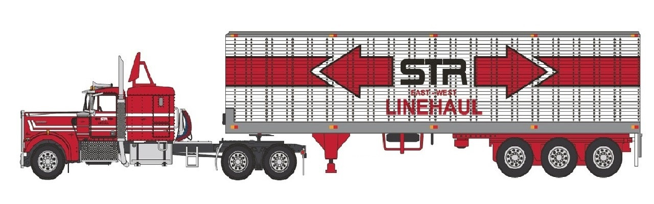 DCP - STR Linehaul - Kenworth w900a with 40' tri-axle van