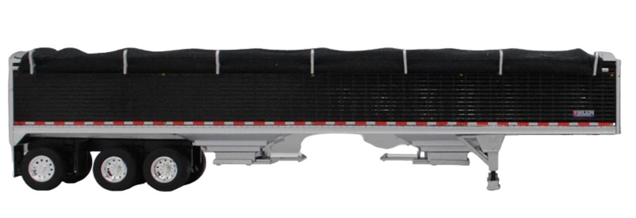 Black, Tri-Axle Grain Trailer