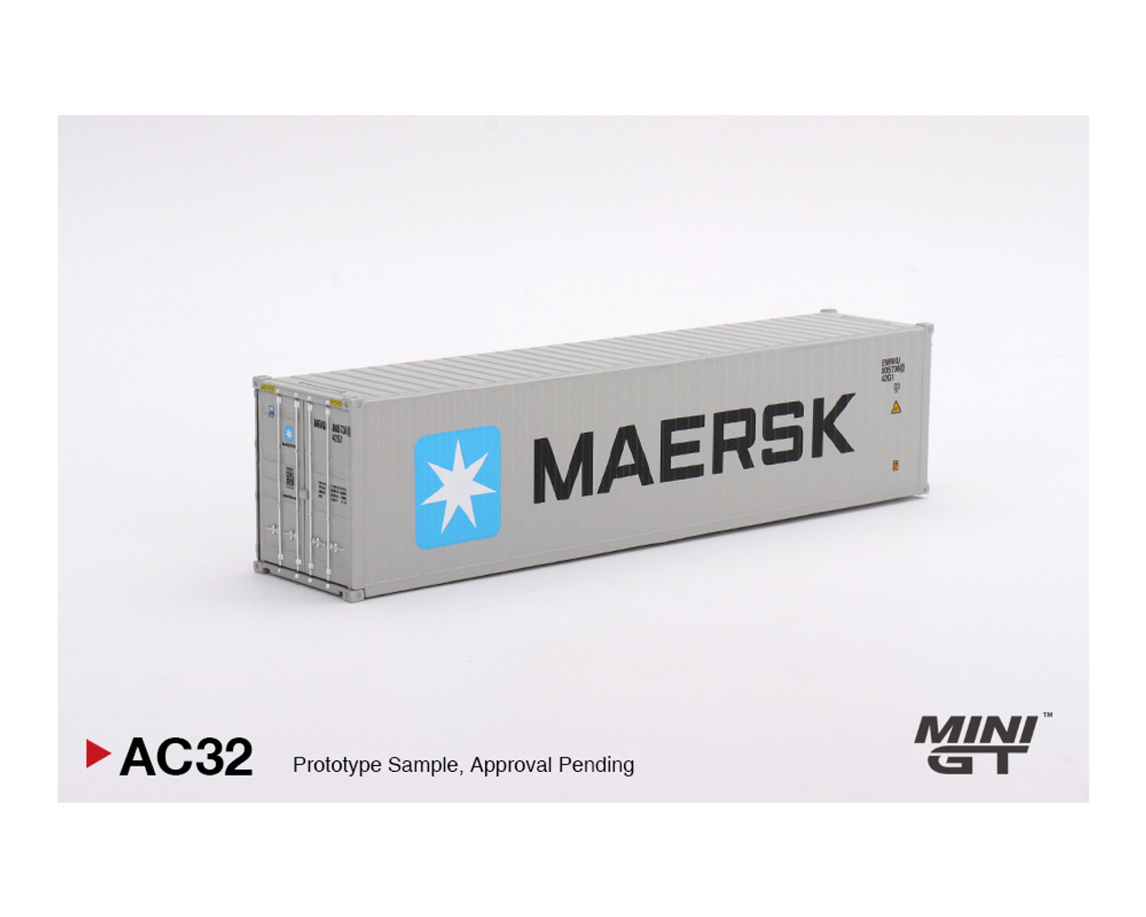 Mini GT 1:64 Dry Container 40′ “MAERSK” Limited Edition – Full Diecast Metal