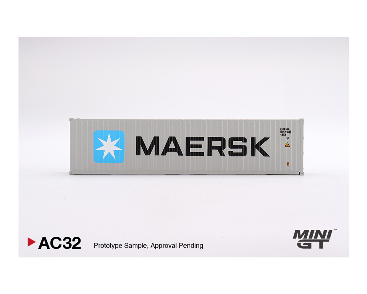 Mini GT 1:64 Dry Container 40′ “MAERSK” Limited Edition – Full Diecast Metal