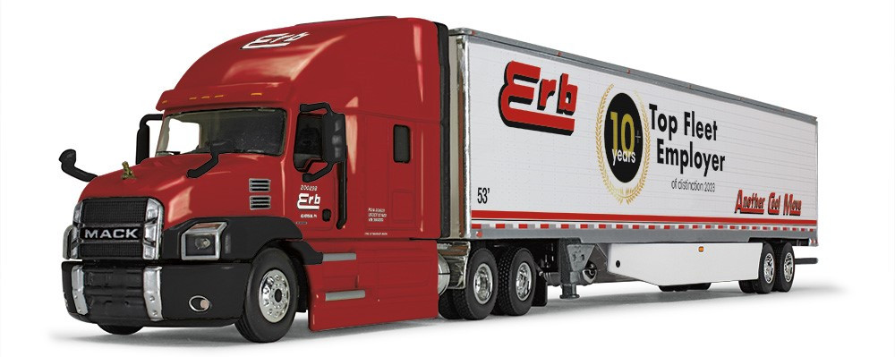 60-1633 - DCP - Wisteria/White 1/64 scale Kenworth W900L Day Cab