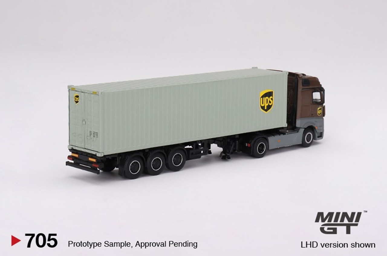 (Preorder) Mini GT 1:64 Mercedes-Benz Actros with 40 Ft Dry Container