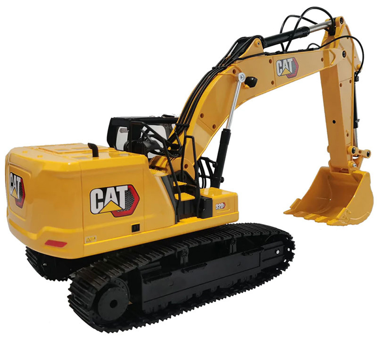 1:16 Cat® 320 Radio Control Excavator with Bucket, Grapple and Hammer Attachments