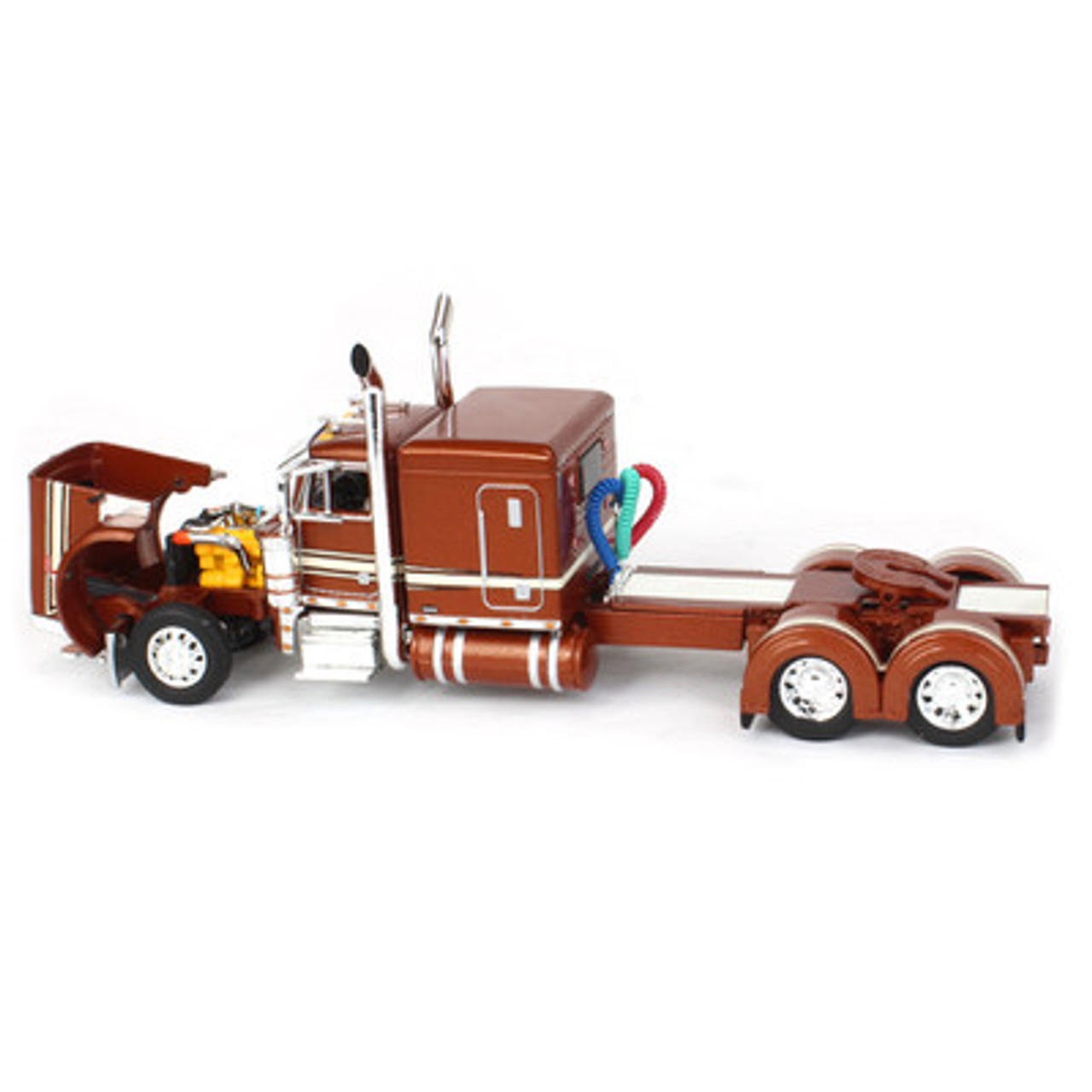 DCP - Burnt Orange Peterbilt 379 with 63" Flat-top Sleeper