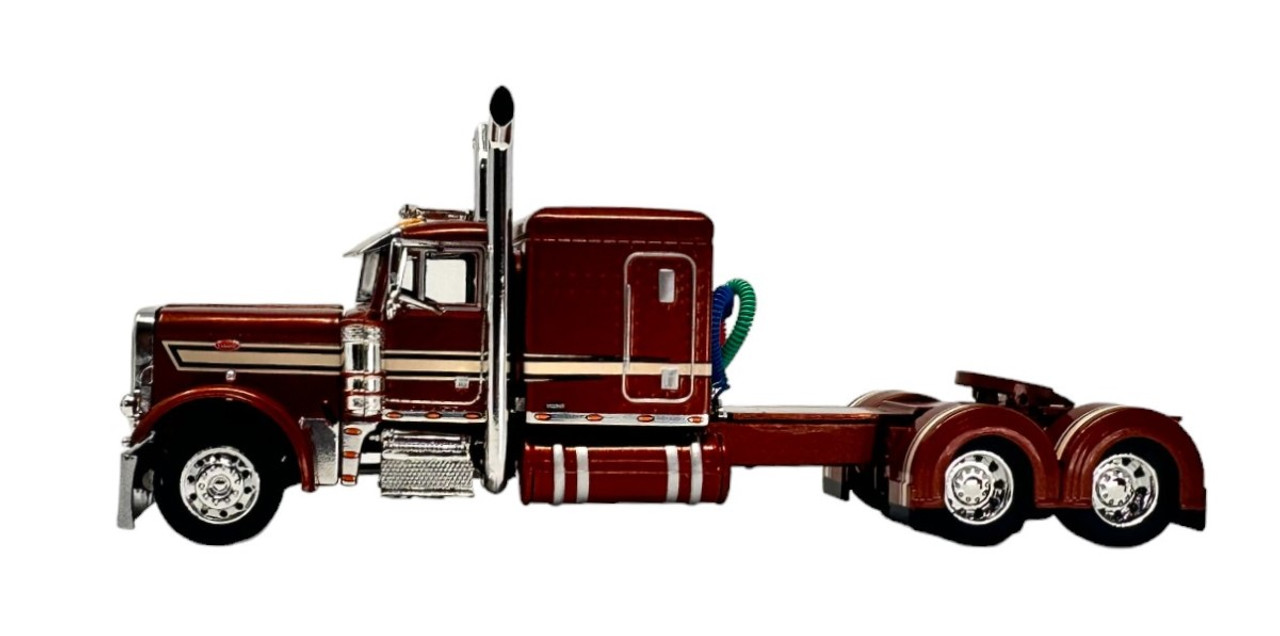 DCP - Burnt Orange Peterbilt 379 with 63" Flat-top Sleeper