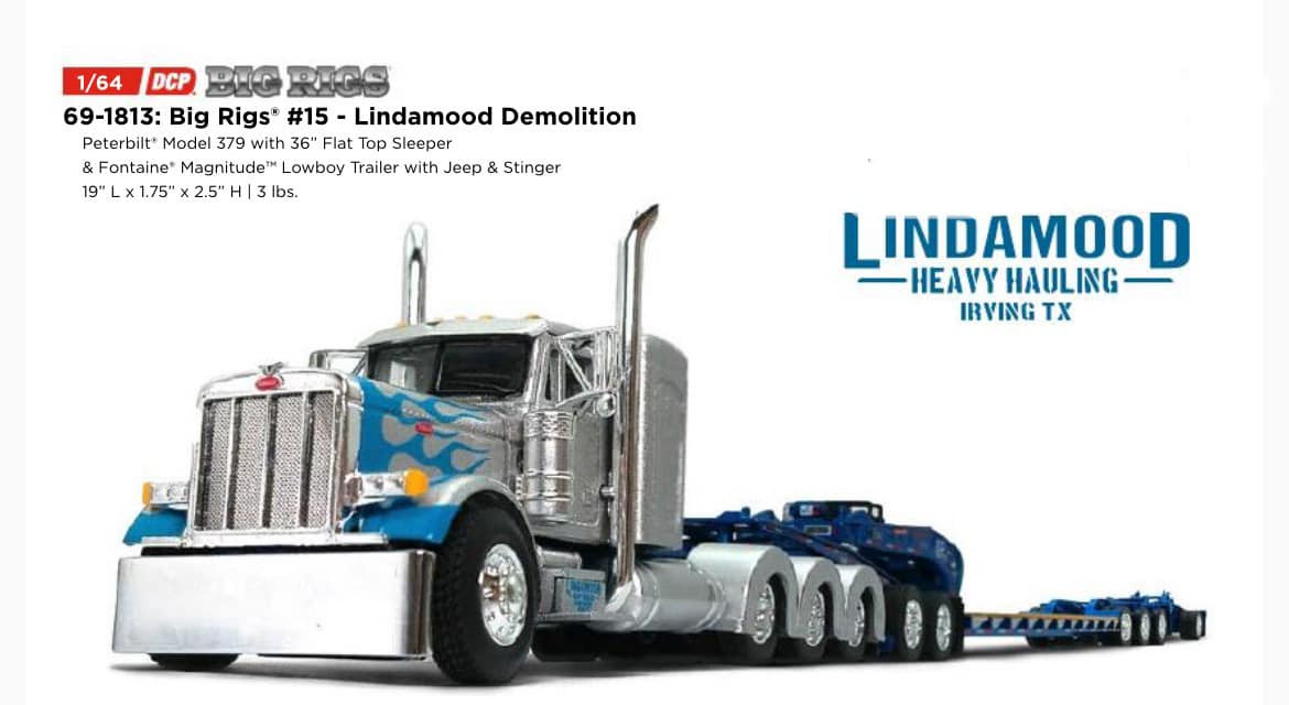 Pre-order, deposit only - PeterbiltÂ® Model 379 with 63