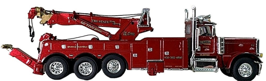 60-1800 - Orange & White Tri-State Commodities Peterbilt 389 Day